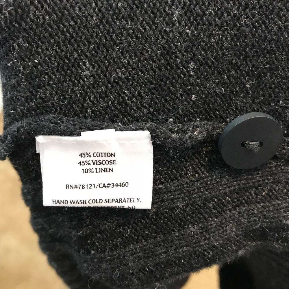 Eileen Fisher asymmetrical cable knit vest - Picture 7 of 8